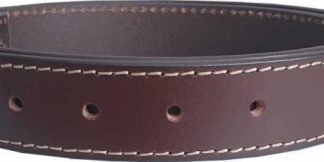 Burgundy Stitched Belt